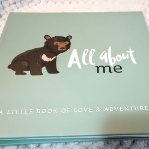 RubyRoo All About Me Baby Memory Book Boy Baby Book Woodland Animals Wildlife